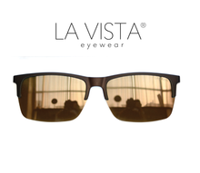 Load image into Gallery viewer, La Vista Eye Wear Clip on-Rectangle-Mod: LV 002