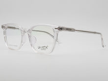 Load image into Gallery viewer, La Vista Eye Wear (Acetic Acid Plate) Mod. B - 3117 Col 11 (Transparent) Size 49-20-145