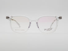 Load image into Gallery viewer, La Vista Eye Wear (Acetic Acid Plate) Mod. B - 3117 Col 11 (Transparent) Size 49-20-145