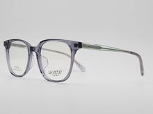 Load image into Gallery viewer, La Vista Eye Wear (Acetic Acid Plate) Mod. B - 3141 Col 2 (Transparent Grey) Size 51-19-145