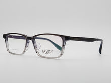 Load image into Gallery viewer, La Vista Eye Wear (Acetic Acid Plate) Mod. V8234 Col 59 (Transparent Grey) Size 53-16-145