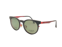 Load image into Gallery viewer, La Vista Eye Wear Clip on-Round-Red-Mod : Tj - 8210 - Color : 01