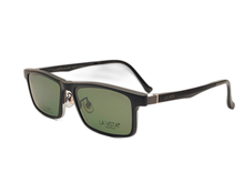 Load image into Gallery viewer, La Vista Eye Wear Clip on-Square-Black-Mod : Tj - 8207 - Color : 02