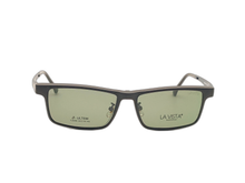 Load image into Gallery viewer, La Vista Eye Wear Clip on-Square-Blue-Mod : Tj - 8205 - Color : 01