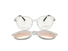 Load image into Gallery viewer, La Vista Eye Wear Clip on-Round-Transparent-Mod : TJ 2158 - Color : 03