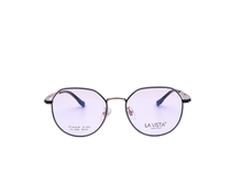 Load image into Gallery viewer, La Vista Eye Wear - Rounded Hexagonal - Black * Rose Gold - Mod : FC-3018 - Col : C3-1
