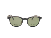 Load image into Gallery viewer, La Vista Eye Wear Clip on-Round-Black-Mod : Tj - 8202 - Color : 04