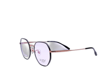 Load image into Gallery viewer, La Vista Eye Wear - Hexagonal - Black * Rose Gold - Mod : FC-3021 - Col : C3-1