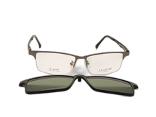 Load image into Gallery viewer, La Vista Eye Wear Clip on-Square-Black-Mod : Tj - 8205 - Color : 02