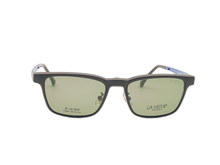 Load image into Gallery viewer, La Vista Eye Wear Clip on-Square-Black-Mod : Tj - 8203 - Color : 04