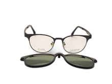 Load image into Gallery viewer, La Vista Eye Wear Clip on-Round-Black-Mod : Tj - 8208 - Color : 01