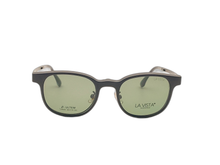 Load image into Gallery viewer, La Vista Eye Wear Clip on-Round-Black-Mod : Tj - 8202 - Color : 02