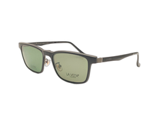 Load image into Gallery viewer, La Vista Eye Wear Clip on-Square-Black-Mod : Tj - 8203 - Color : 02