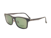 Load image into Gallery viewer, La Vista Eye Wear Clip on-Square-Black-Mod : Tj - 8211 - Color : 02