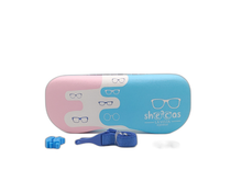 Load image into Gallery viewer, Shecas  - Oval - Baby Blue*purple - 9020 - Color : 03