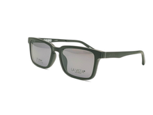 Load image into Gallery viewer, La Vista Eye Wear Clip on-Rectangle-Black-022