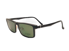Load image into Gallery viewer, La Vista Eye Wear Clip on-Rectangle-Black-Tj - 8209