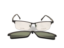 Load image into Gallery viewer, La Vista Eye Wear Clip on-Square-Black-Mod : Tj - 8205 - Color : 01