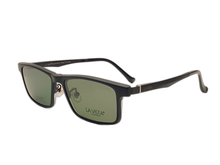 Load image into Gallery viewer, La Vista Eye Wear Clip on-Square-Black-Mod : Tj - 8207 - Color : 01