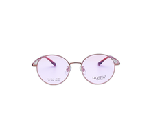 Load image into Gallery viewer, La Vista Eye Wear - Round - Maroon * Rose Gold - Mod : FC-3016 - Col : C7-1
