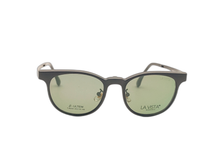 Load image into Gallery viewer, La Vista Eye Wear Clip on-Round-Black-Mod : Tj - 8208 - Color : 01