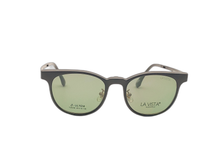 Load image into Gallery viewer, La Vista Eye Wear Clip on-Round-Black-Mod : Tj - 8208 - Color : 04