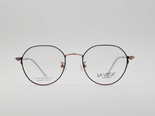 Load image into Gallery viewer, La Vista Eye Wear-Metal Titanium- Hexagonal-Gold*Purple-Mod: FC-3045-Color:C 6
