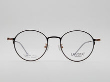 Load image into Gallery viewer, La Vista Eye Wear-Metal Titanium- Round-Gold*Black-Mod: FC-3048-Color:C 1
