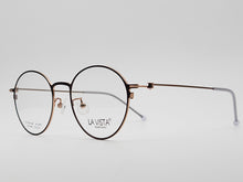 Load image into Gallery viewer, La Vista Eye Wear-Metal Titanium- Round-Gold*Black-Mod: FC-3048-Color:C 1
