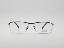 Load image into Gallery viewer, La Vista Eye Wear-Metal Titanium- Rectangle-Gold*Black-Mod: T-5111-Color:C 1
