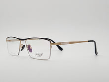 Load image into Gallery viewer, La Vista Eye Wear-Metal Titanium- Rectangle-Gold*Black-Mod: T-5111-Color:C 1
