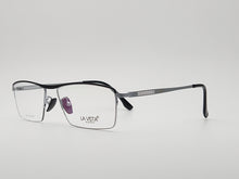 Load image into Gallery viewer, La Vista Eye Wear-Metal Titanium- Rectangle-Silver*Black-Mod: T-5111-Color:C 2
