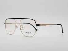 Load image into Gallery viewer, La Vista Eye Wear-Metal Titanium- Rectangle-Silver*Black-Mod: T-5115-Color:C 2
