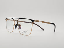 Load image into Gallery viewer, La Vista Eye Wear-Metal Titanium- Square-Gold*Black-Mod: T-1125-Color:C 1
