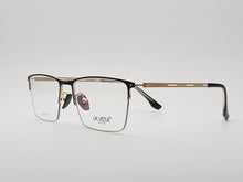 Load image into Gallery viewer, La Vista Eye Wear-Metal Titanium- Rectangle-Gold*Black-Mod: T-1122-Color:C 1
