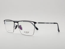 Load image into Gallery viewer, La Vista Eye Wear-Metal Titanium- Rectangle-Silver*Black-Mod: T-1122-Color:C 2
