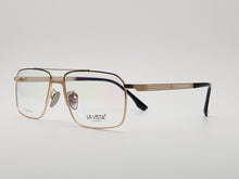 Load image into Gallery viewer, La Vista Eye Wear-Metal Titanium- Rectangle-Gold*Black-Mod: T-1101-Color:C 1
