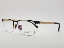 Load image into Gallery viewer, La Vista Eye Wear-Metal Titanium- Rectangle-Gold*Black-Mod: T-1197-Color:C 1
