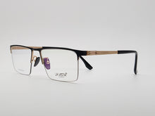 Load image into Gallery viewer, La Vista Eye Wear-Metal Titanium- Rectangle-Gold*Black-Mod: T-1161-Color:C 1
