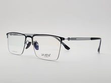 Load image into Gallery viewer, La Vista Eye Wear-Metal Titanium- Rectangle-Silver*Black-Mod: T-1129-Color:C 2

