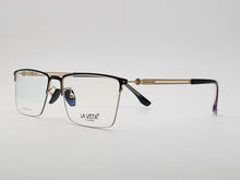 Load image into Gallery viewer, La Vista Eye Wear-Metal Titanium- Rectangle-Gold*Black-Mod: T-1129-Color:C 1
