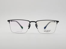 Load image into Gallery viewer, La Vista Eye Wear-Metal Titanium- Rectangle-Silver*Black-Mod: T-1129-Color:C 2
