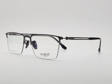 Load image into Gallery viewer, La Vista Eye Wear-Metal Titanium- Rectangle-Gun*Black-Mod: T-1129-Color:C 3
