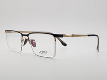 Load image into Gallery viewer, La Vista Eye Wear-Metal Titanium- Rectangle-Silver*Black-Mod: T-1123-Color:C 2
