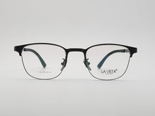 Load image into Gallery viewer, La Vista Eye Wear-Metal Titanium- Round Square-Silver*Black-Mod: T-1193-Color:C 2
