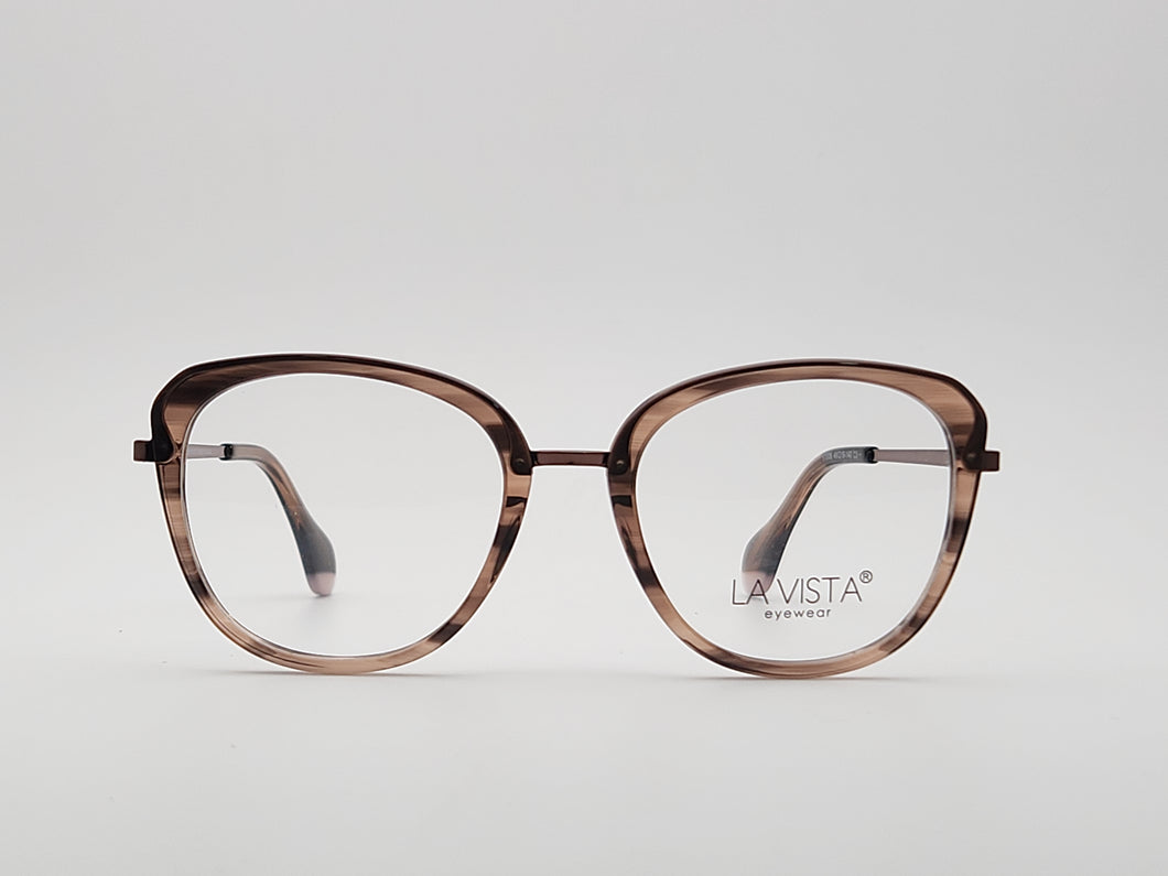 La Vista Eye Wear-Cat Eye-Transparent Brown Tigger-Mod: IP 17006 - Color: 03