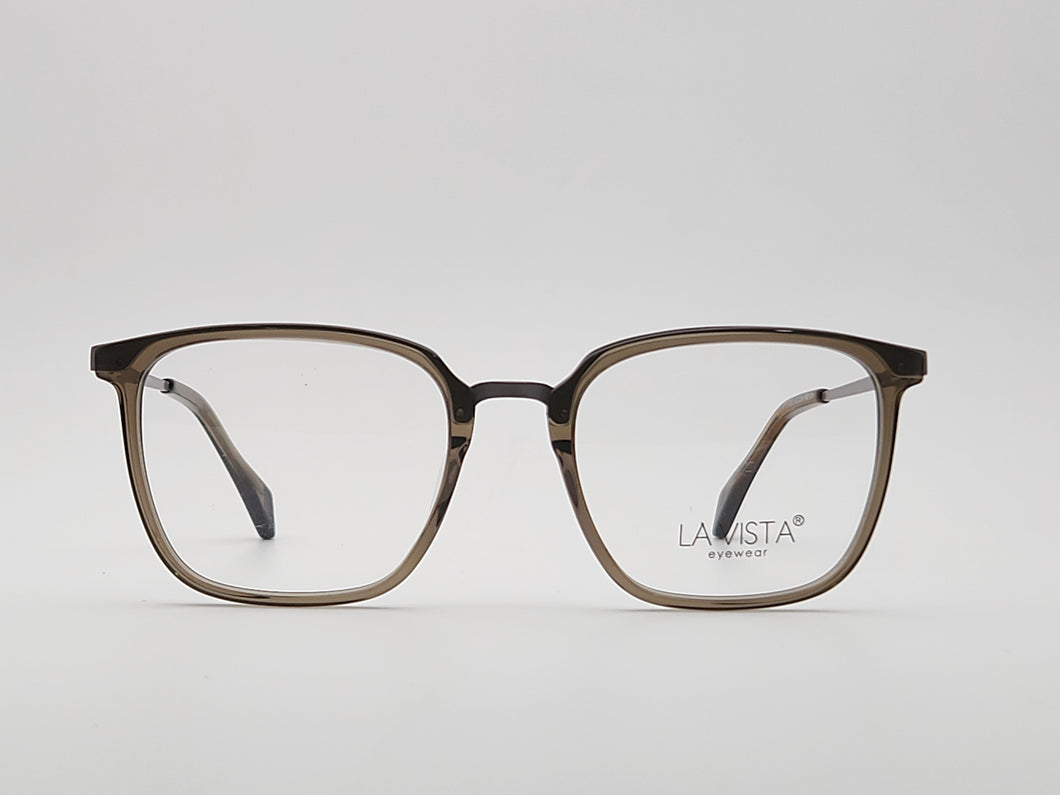 La Vista Eye Wear-Square-Transparent Olive -Mod: IP 17020 - Color: 04