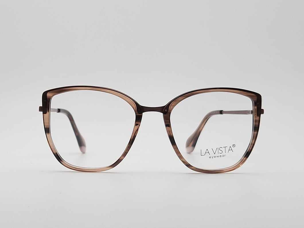 La Vista Eye Wear-Cat Eye-Transparent Brown Tigger-Mod: IP 17003 - Color: 03