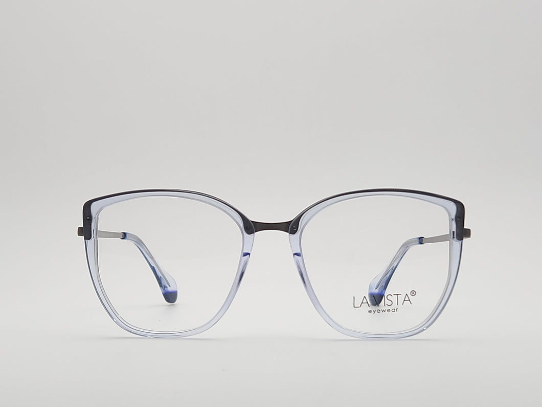 La Vista Eye Wear-Cat Eye-Transparent Blue-Mod: IP 17003 - Color: 06