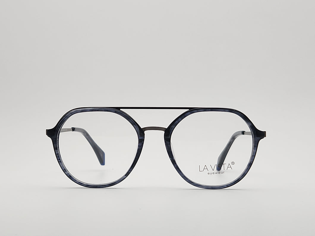 La Vista Eye Wear-Round-Blue -Mod: IP 17013 - Color: 05